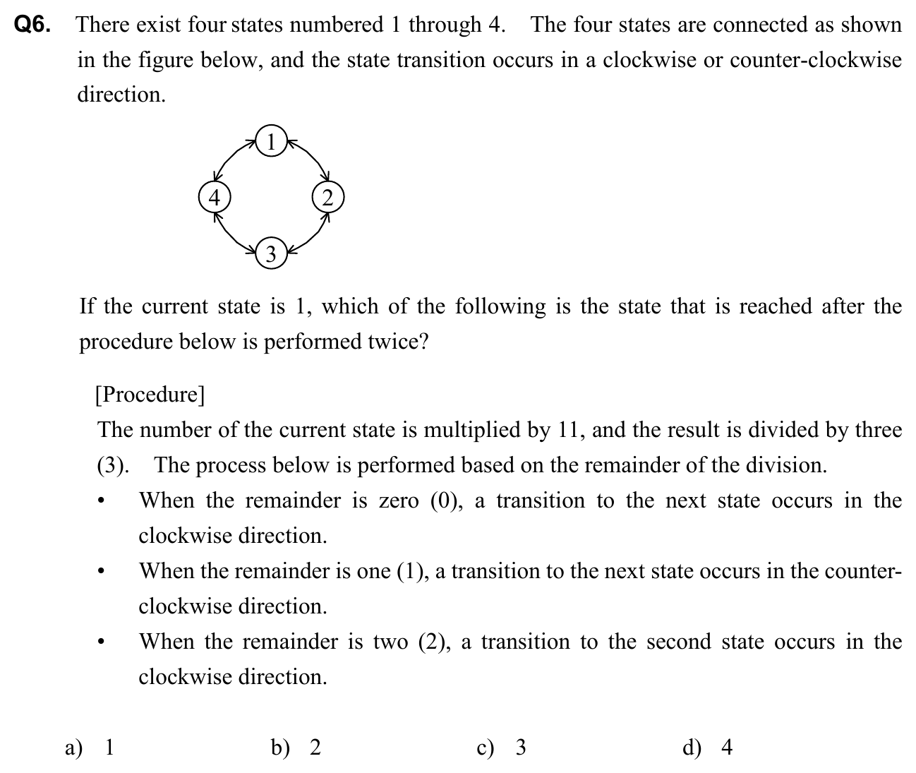 Question 6
