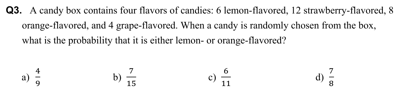 Question 3