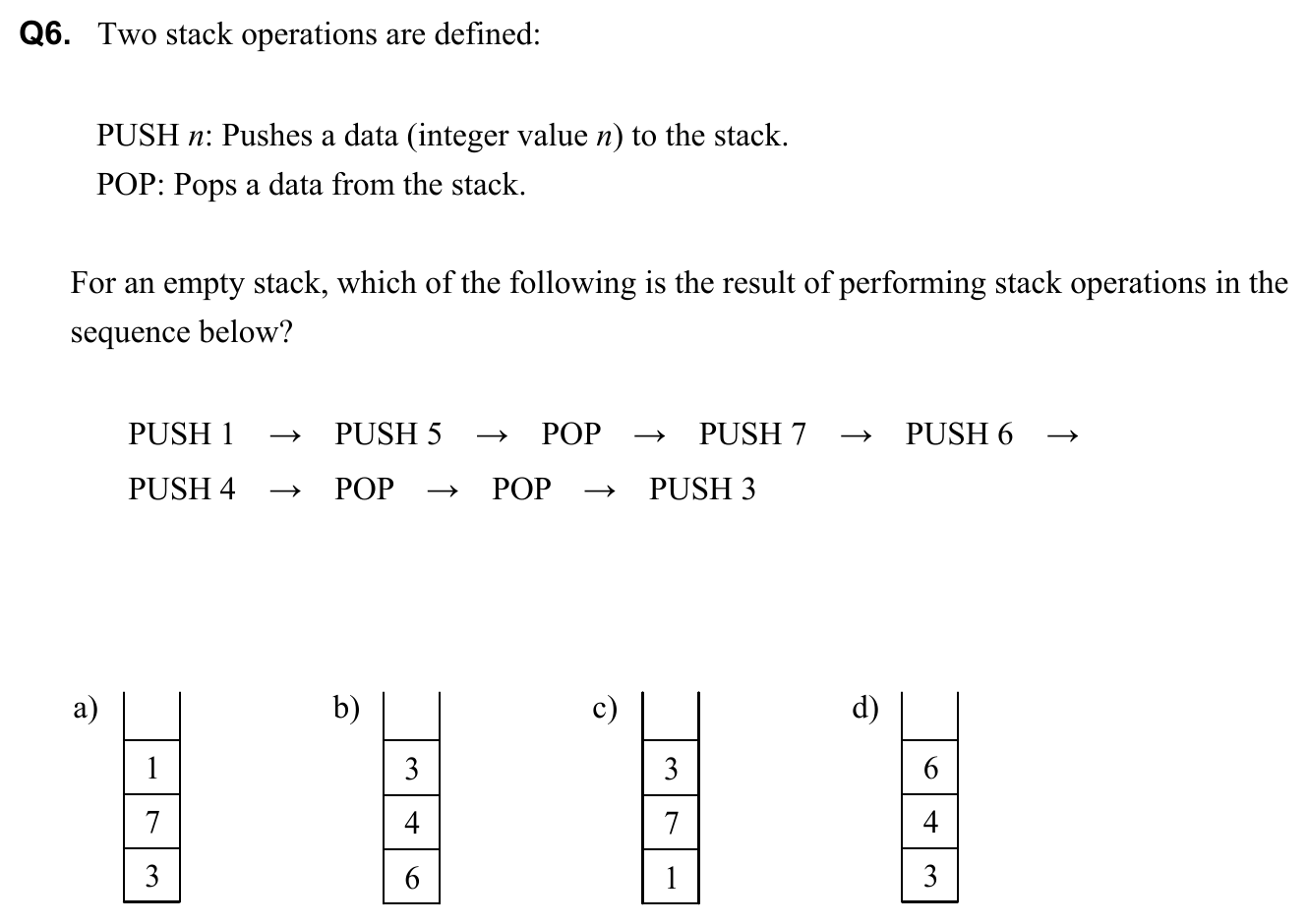 Question 6