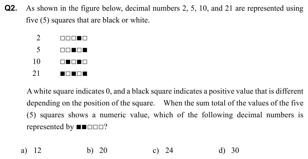 Question 2
