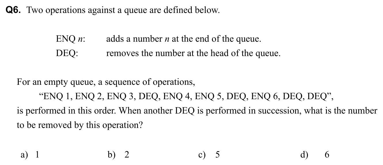 Question 6