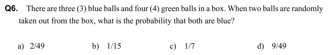 Question 6