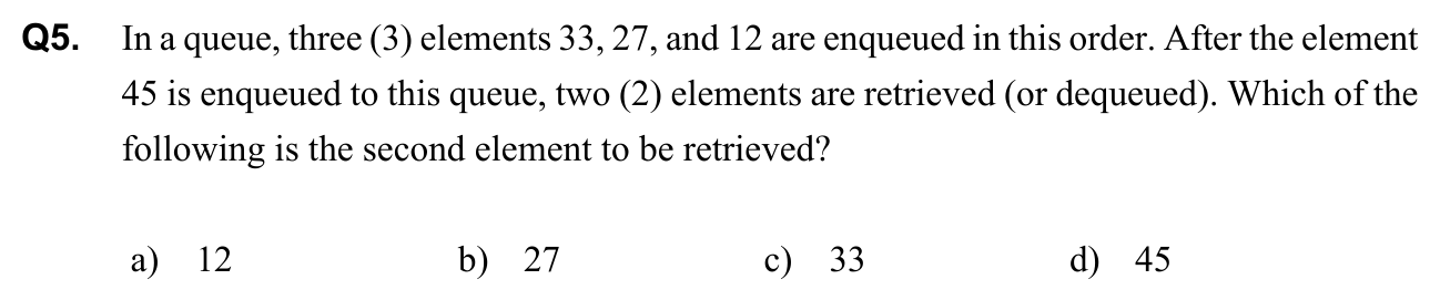 Question 5
