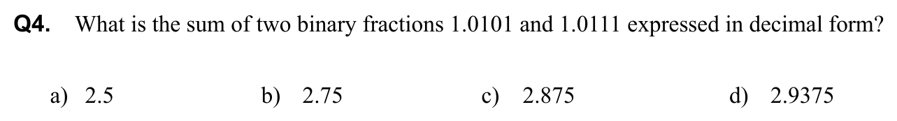 Question 4