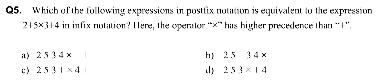 Question 5