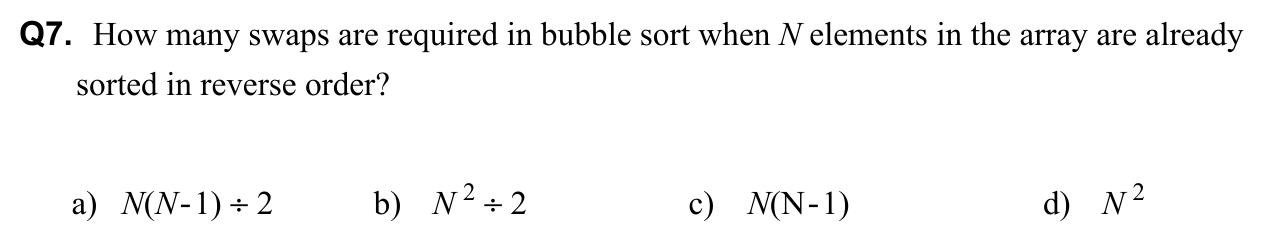Question 7