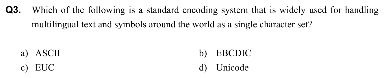 Question 3
