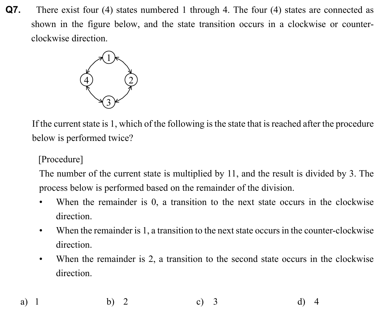 Question 7