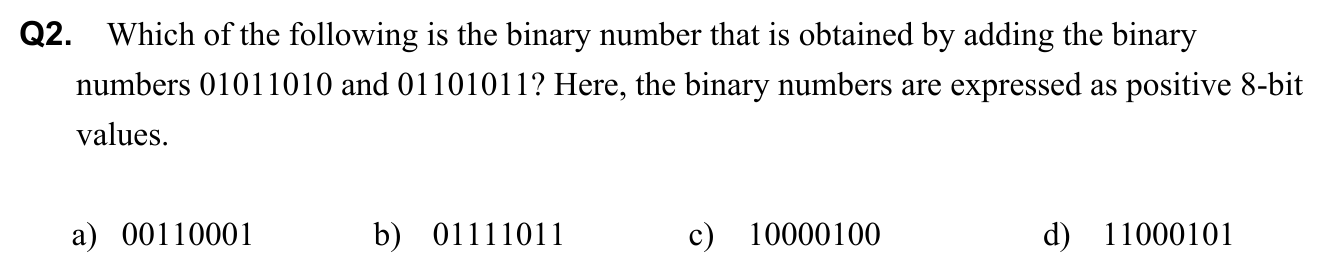 Question 2