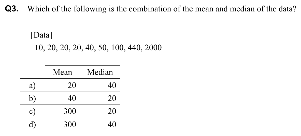 Question 3