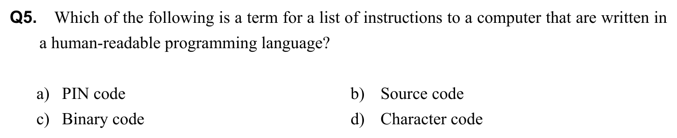 Question 5